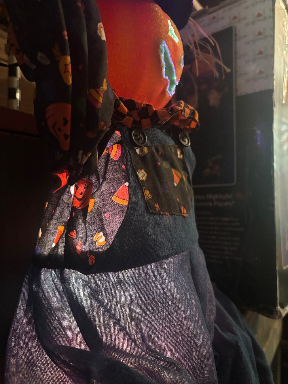 Fiber Optic Halloween Jack O’ Lantern - Picture 7 of 11